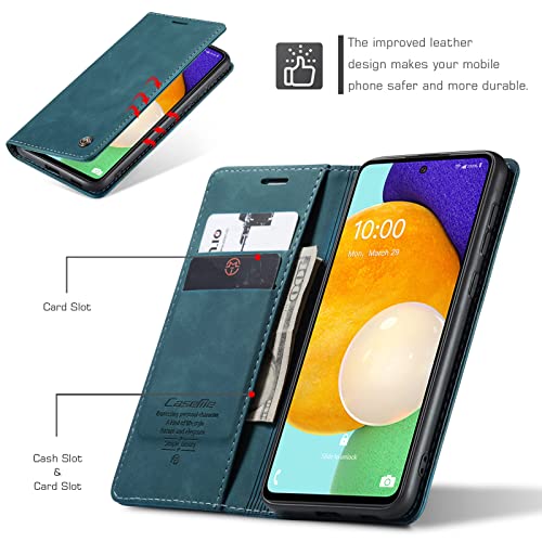 Celular Capa Samsung A53 Case Carteira e Abre-e-Fecha de Capa Suporte Função Kickstand Pacotes Prote