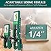 Adwrparts Gecko Gauge Tool, Home Siding Installation Kit Compatible with 3/8 Inch LP Composite Siding for Professional-Grade Tool, Pack of 2, Green