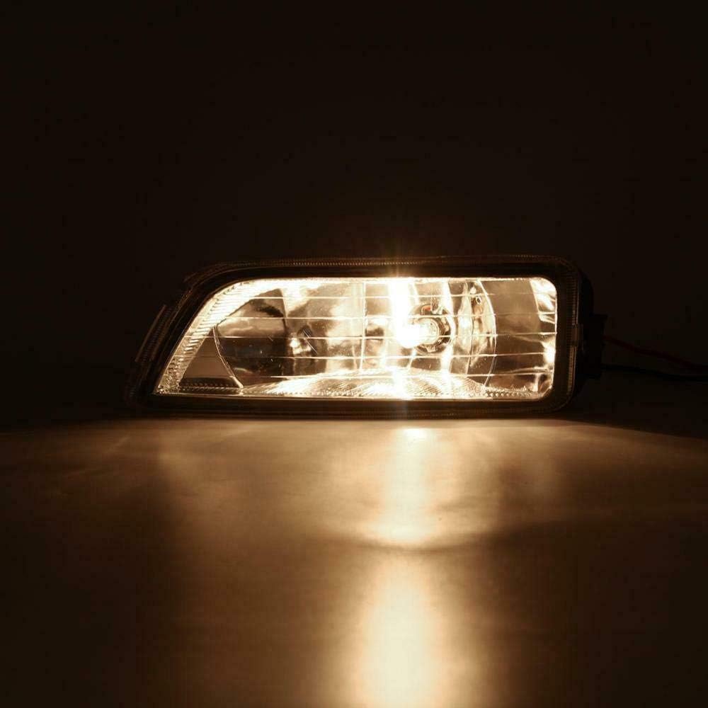 GSRECY Front Bumper Fog Driving Light W/Wiring Kit Compatible with Honda Accord 2003-2007 4 Doors,H11 12V 55W Halogen Bulbs, Clear Lens