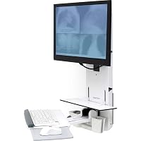 ERGOTRON PATIENT ROOM VL18 STS WM BRIGHT WHITE (61-080-062)