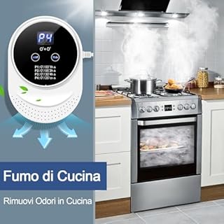 ICARE Generatore di Ozono Purificatore d'aria, Depuratore Aria, Deodorante per Ionizzatore di Ozono, Purificatore Aria per Bagni, Animali Domestici, Auto