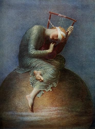Peinture murale espoir de George Frederick Watts pour décoration salon chaleureux