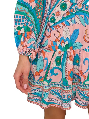 Image of Adrianna Papell Printed Short Dress