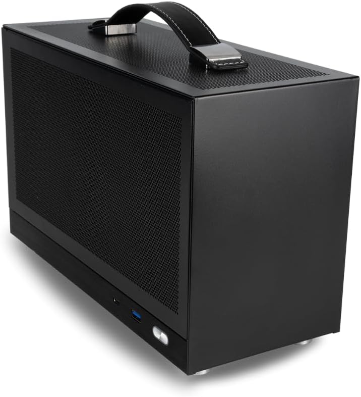 Product image of Empowered PC LAN Gaming Desktop (8.1L Small & Light, RTX 5060 8GB, AMD Ryzen 7 8700F, 32GB DDR5 RAM, 1TB Gen4 NVMe SSD, Internal WiFi + Bluetooth, Windows 11 Pro) Best Mini ITX SFF Computer (Black)