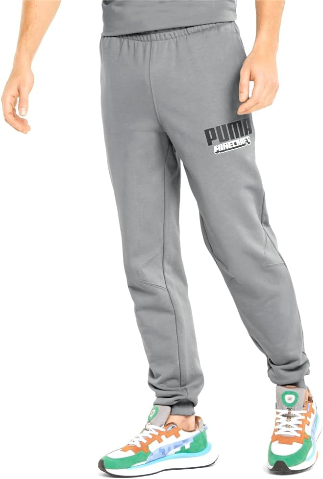 PUMA Mens X Minecraft Sweatpants Casual Grey Nigeria Ubuy