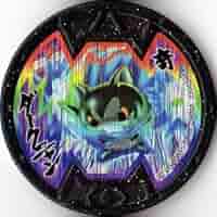 妖怪ウォッチ　メダル　ダークニャン Amazon.co.jp: 妖怪メダルU stage2/ダークニャン【ホロ】【再録