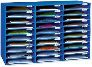 Classroom Keepers 30-Slot Mailbox, Blue (001318)