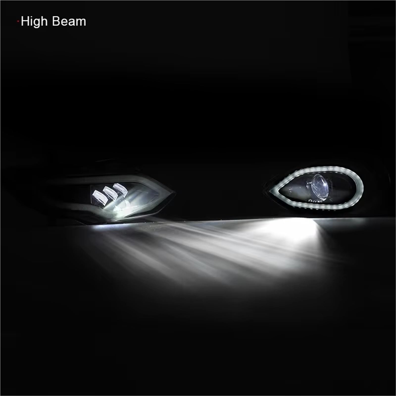 Faro Anteriore Moto per BMW per S1000RR 2015 2016 2017 2018 Moto LED Angelo Halo Faro di Montaggio