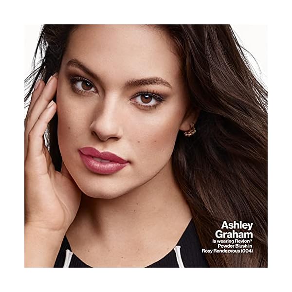 Revlon Powder Blush Face Makeup, High Impact Buildable Color, Lightweight & Smooth Finish, 006 Naughty Nude, 0.17 Oz