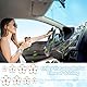 XIMEY Gänseblümchen Auto Lufterfrischer, 8 Stück Auto Lufterfrischer Clips Blumen, Auto Deko Blumen Lufterfrischer, Auto Zubehör Innenraum Frauen für Auto, Büro, Zuhause, Wohnzimmer (Weiß)