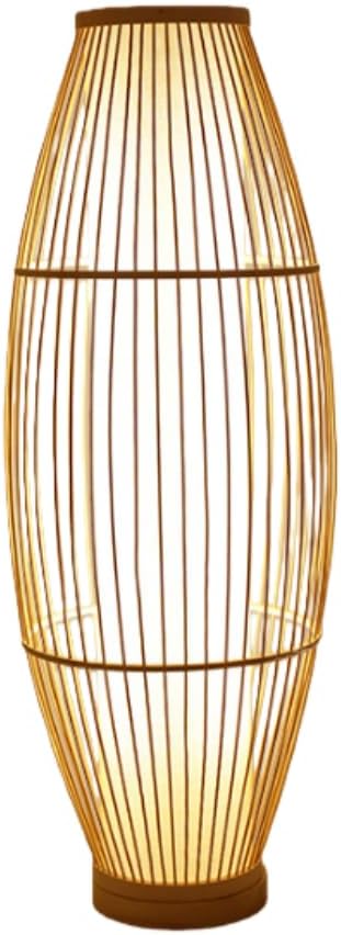 TIMDU Soft Light Floor Lamp, Japanese Floor Lamp, Torchiere Lighting with On/Fabric Shade Nordic Japanese Stylish Housewarming for Room/Bedroom/Living Room/Entryway Hotel Cafe Cafe Sushi Restaurant