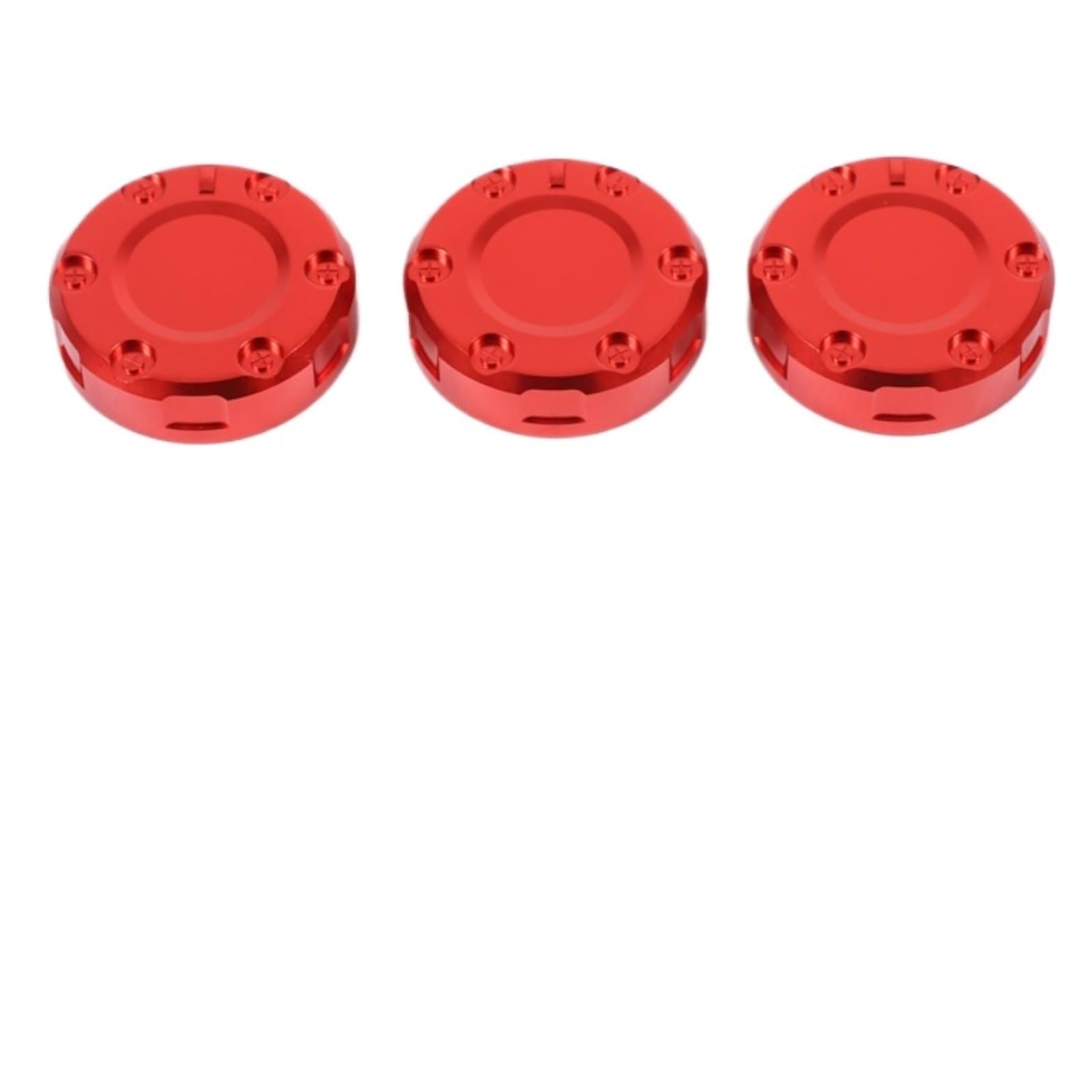 Bouton de réglage de la climatisation voiture Toyota FJ Cruiser housse alu rouge style A x3