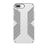 Speck Products Presidio Grip Cell Phone Case for iPhone 7 Plus/6S and 6 Plus - White/Ash Grey