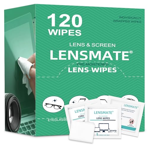 Lensmate 120 Count Lens Wipes For Eyeglasses cover