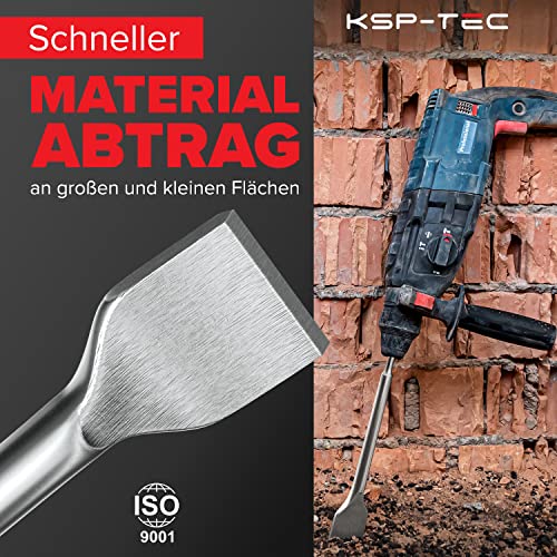 image for KSP-Tec - SDS-Plus Chisel Set for SDS+ Rotary Hammers – with Tile Ch