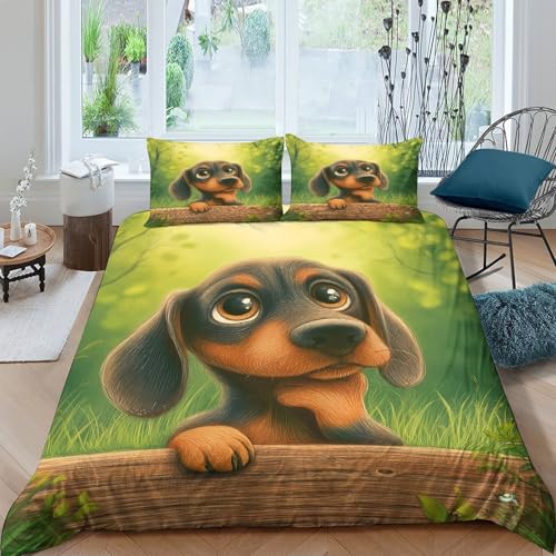 Housse de couette caniche microfibre douce hypoallergénique - 4