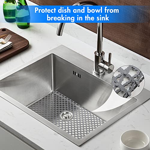 Qkvcx Silicone Sink Protectors For Kitchen,26"X14" Sink Protectors For Bottom Of Farmhouse Stainless Steel Porcelain With Center Drain For Sink Bowl,Sink Mat For Rectangle Porcelain Sink. #TOP2