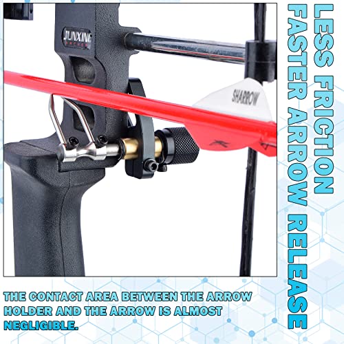 Zshjgjr Classic Archery Arrow Rest - Arrow Launcher Rest For Compound Bow & Recurve Bows Dual Use, Lightweight Aluminum Arrows Rest, Beginners Right/Left Hand Archers For Hunting & Target Shooting #TOP2