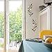 Zhengmy 2 Pieces Metal Tree Leaf Wall Decor Vine Olive Branch Leaf Wall Art Living Room, Hallway Wall Decor Outdoor Decoration(Bright Colors)
