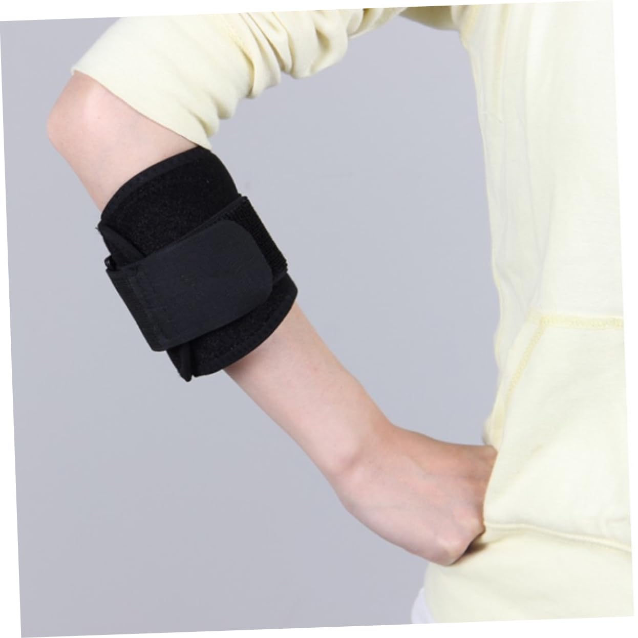 FRCOLOR Comfortable Tennis Elbow Brace Elastic Elbow Support for Tendonitis Sports Elbow Pad Durability