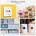 Hoewina 3500 Pcs Colored Dot Stickers, 3/4