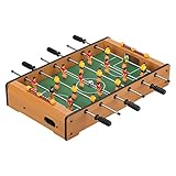 Virhuck Foosball 19in, Tischfußballspiel, Mini Tischplatte Tischkicker , Indoor & Outdoor Tisch Fußball Spiel Set für Kinder (19" Football)