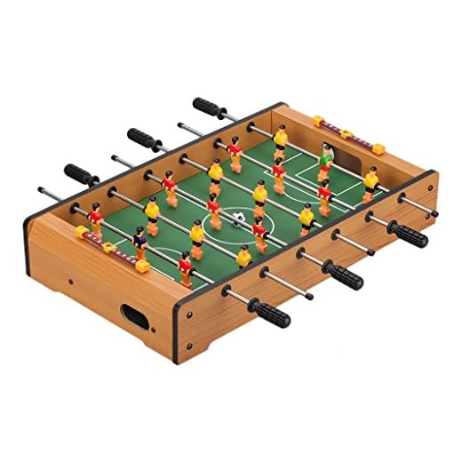 Virhuck Foosball 19in, Tischfußballspiel, Mini Tischplatte Tischkicker , Indoor & Outdoor Tisch Fußball Spiel Set für Kinder (19" Football)