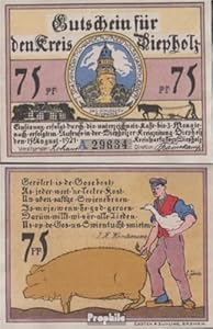 PROPHILA Diepholz Notgeld 1921 75 Pfennig Geldschein