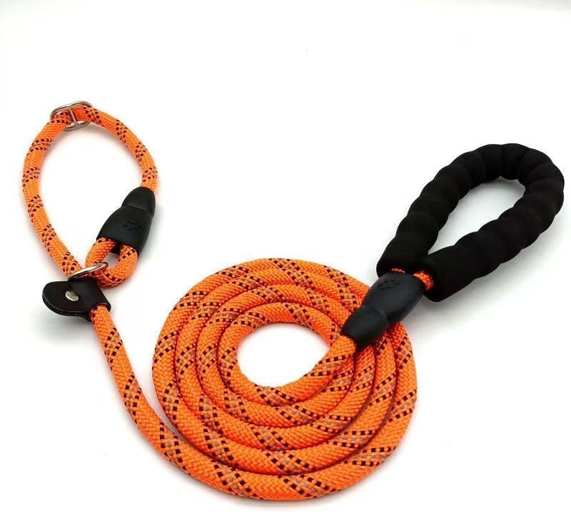 ペット用品、犬用リードチェーン 犬用チェーン トレーニング用犬 猫 ペット用反射犬用リード 小型犬、中型犬、大型犬。 (Color