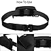 CamGo Tactical Sunglasses Hard Case Portable Molle Zipper Nylon Eyeglasses Carrying Case with Clip