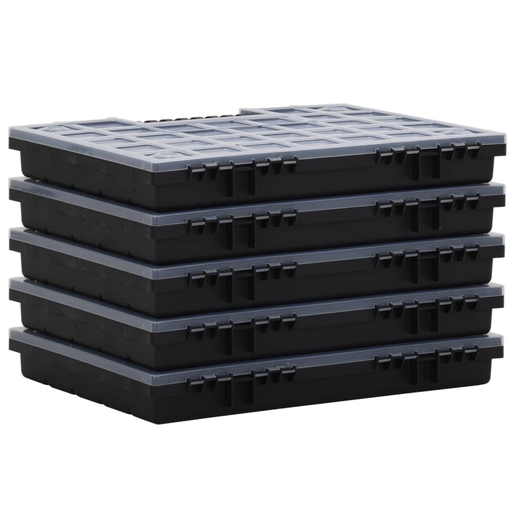 Genérico Cajas de Accesorios 10 Unidades Polipropileno 40x30x5 cm,Bricolaje,Accesorios de Bricolaje,Organización y Almacenamiento de Herramientas,Cajas de herramientas-3106444