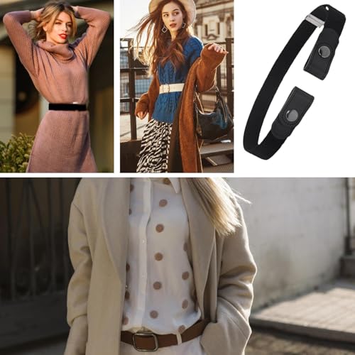 Invisible Belt - Invisible Elastic Belt | Adjustable Stretch Waist Belt | Women Lazy Belt | Waist Stretch Belt | No Buckle Lazy Belt for Women4