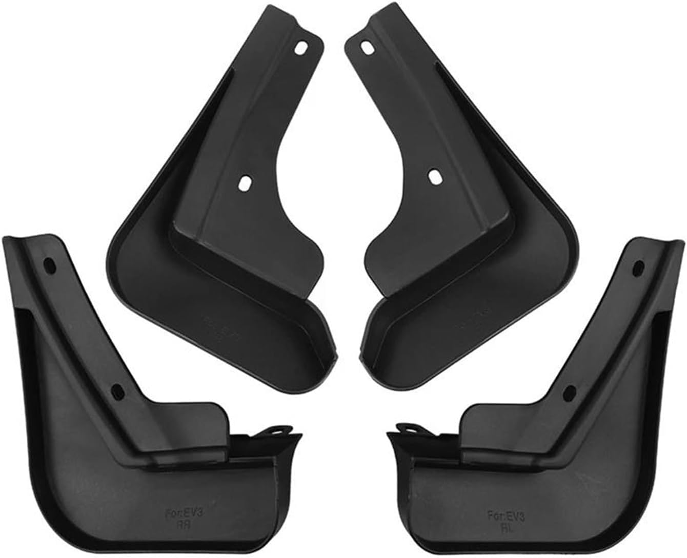 Rscbb Normal 4 Pcs Car Mud Flaps Splash Guards For Kia Ev3 2024, Easy Installation Mudguards Front Rear Mud Flaps Splashproof Waterproof Car Accessories