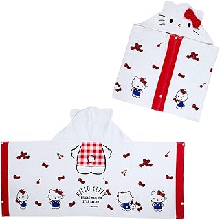 サンリオ(SANRIO) サンリオ ハローキティ フード付きタオル キティちゃん hello kitty 75×120×1cm キャラクター SANRIO 052451