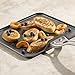 Calphalon Contemporary Hard-Anodized Aluminum Nonstick Cookware, Square Griddle Pan, 11-inch, Black