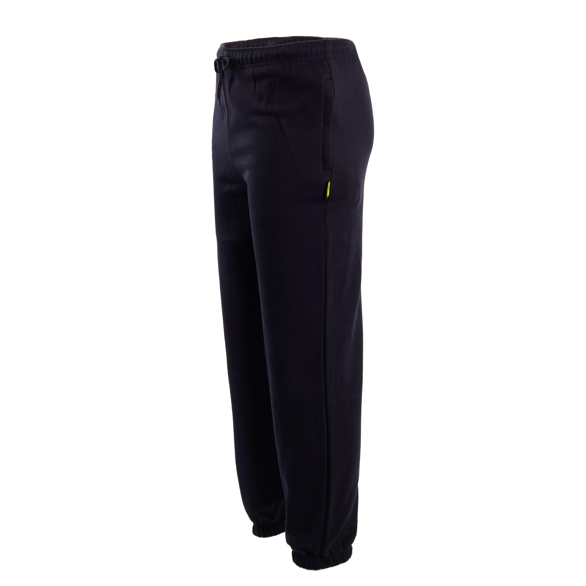 SITE KING Mens Fleece Tracksuit Jogging Bottoms Size 30 to 60 Work Sports Casual (XL - 42/44 Waist, Navy)