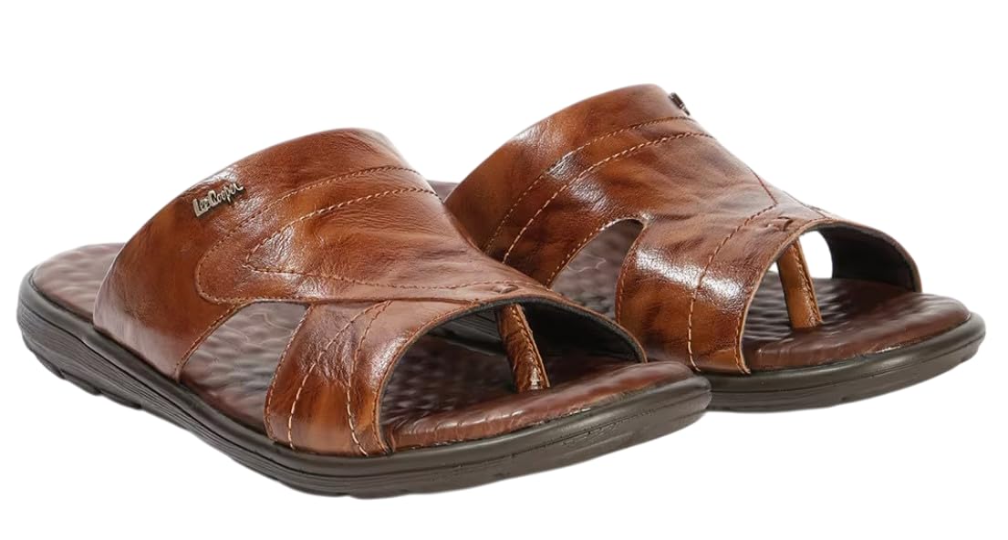 lee cooper Men's LC8696C Leather Casual Sandals - LC8696C_Black_39-picture-10