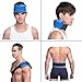 Koo-Care Flexible Gel Ice Pack & Wrap with Elastic Strap for Hot Cold Therapy - Great for Migraine Relief, Sprains, Muscle Pain, Bruises, Injuries (Head, Neck, Arm, Elbow, Knee, Ankle)