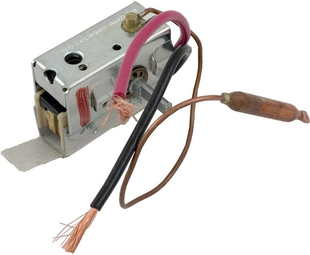Thermostat, Invensys, Short Leads, 5/16", 6", SPST, 25A