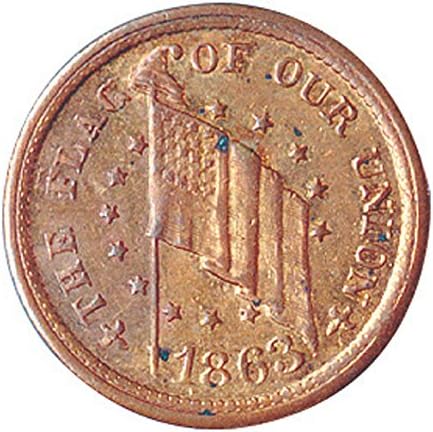 American Coin Treasures Genuine Historical Civil War Token