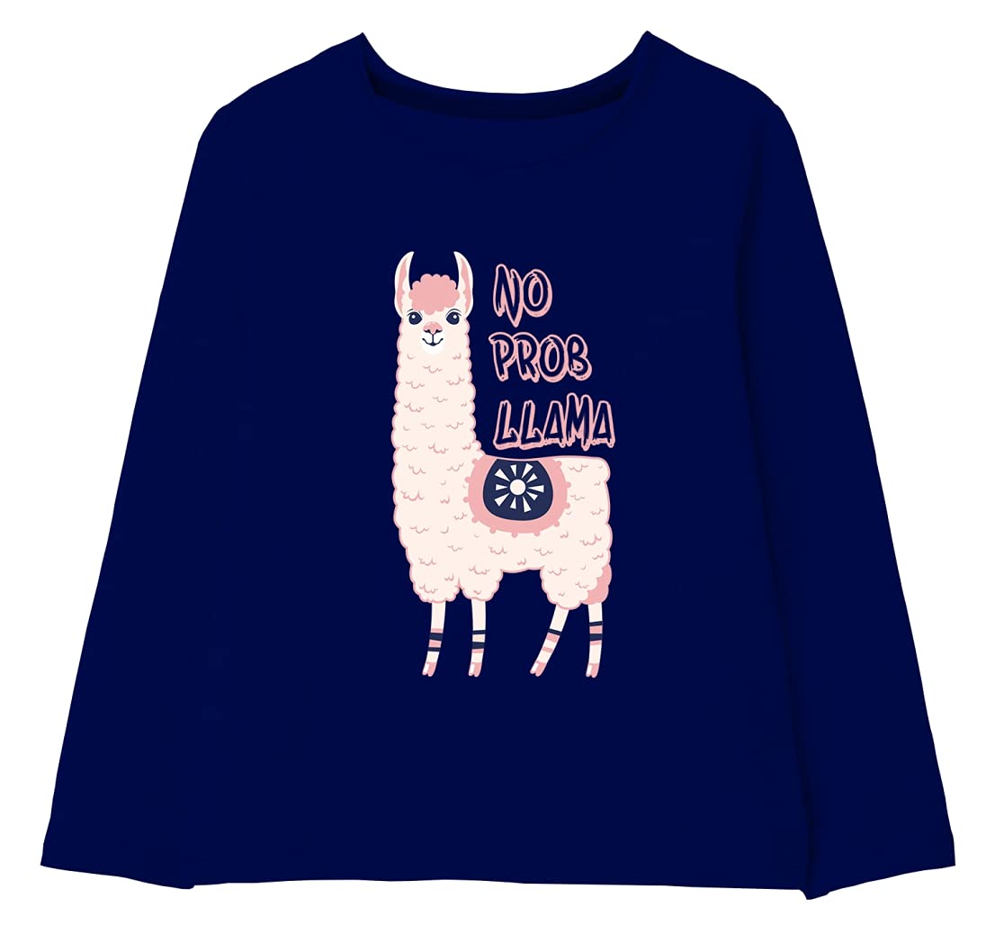 minicult Cotton Printed Full Sleeve T Shirts for Girls(Pack of 1)(Pink 1)(2-3 Years)