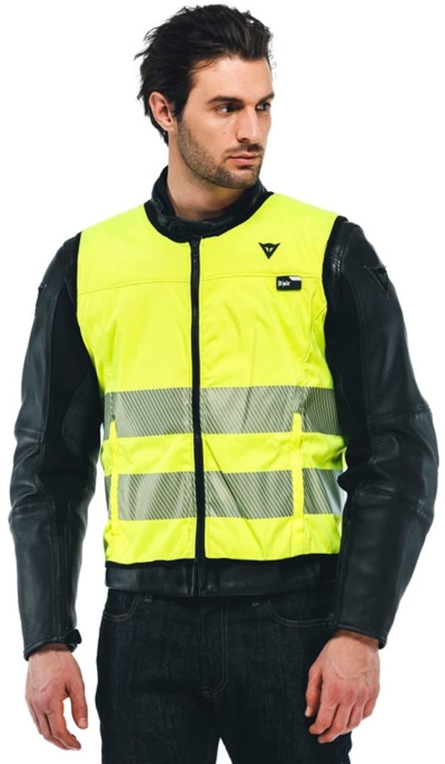 Dainese Smart D-Air® Hi-Vis Airbag Weste, neon-gelb, XS