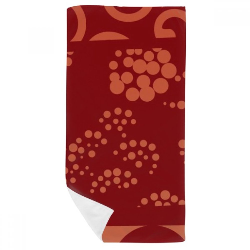 Serviette de bain douce anti irritation visage motif vague japonais 35x70