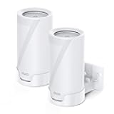 XLTTYWL Deco WiFi 7 Wall Mount Kit, Deco BE65-5G/BE75/BE85/BE95/BE17000/BE22000/BE33000 Router Mount Bracket &Cable Management for TP Decos 7 Tri-Band WiFi 7 Mesh System (White, 2 Pack)