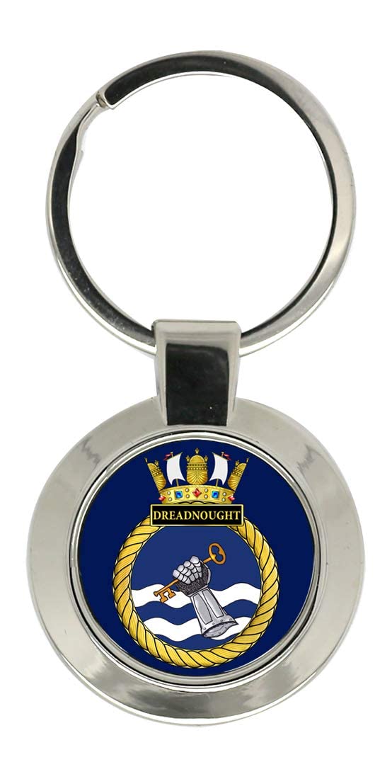 Giftshop UK HMS Dreadnought, Royal Navy Key Ring