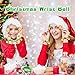 Augshy 12 Packs Christmas Wristbands Jingle Bells with Gold Bells, Bracelet Ankle Bells Musical Instruments for Christmas Gifts Kids Party Favor Toys (6Red and 6Green)