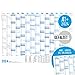 Produktbild XXL Wandkalender 2024 größer als A1 (89 x 63 cm) [Blau] 15 Monate Nov 2023 - Jan 2025 | Gratis A4 Jahresplaner | gefalzter Wandplaner mit Ferien- und Feiertage-Übersicht | nachhaltig & klimaneutral
