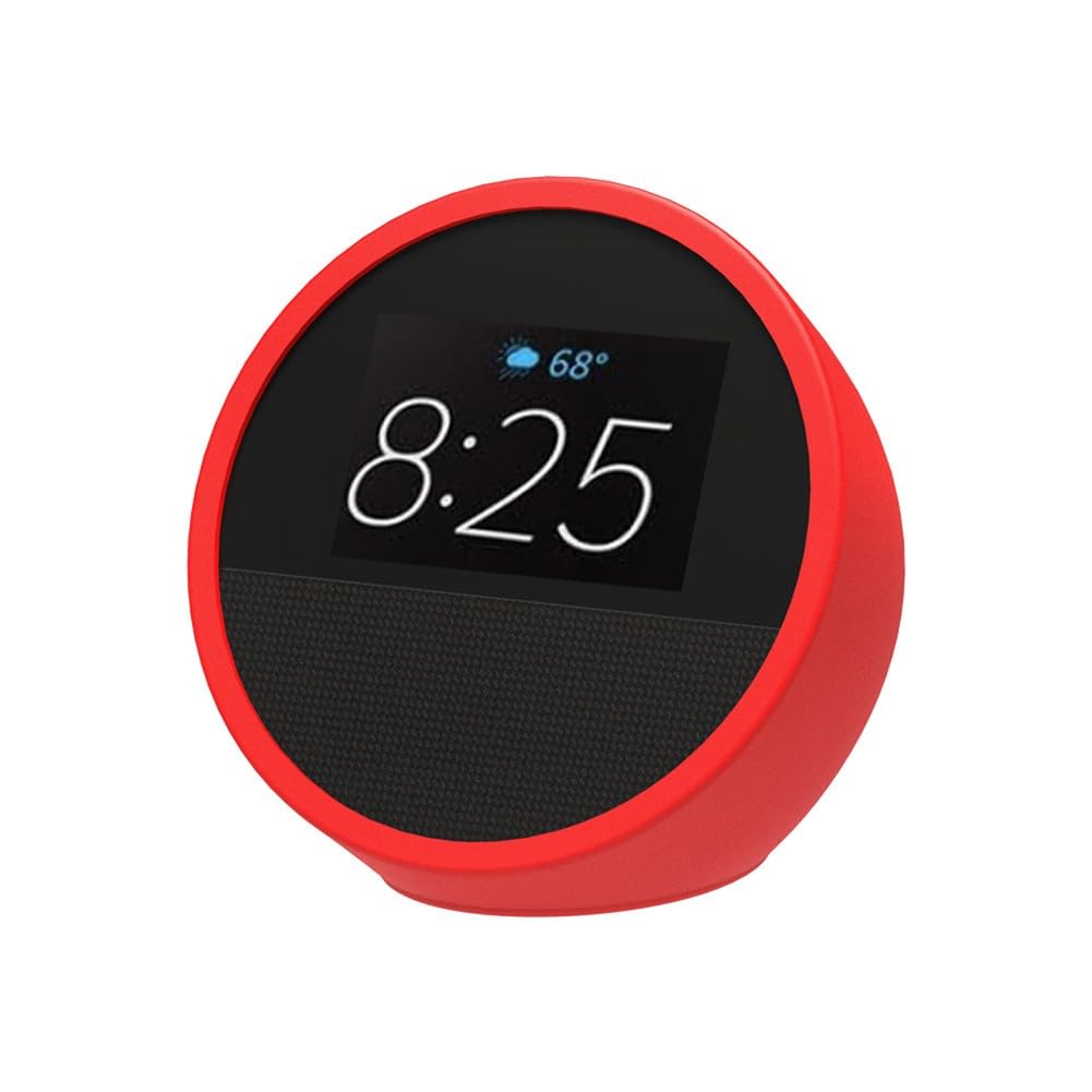 Echo Spot - Funda protectora de silicona premium para Spot 2024, a prueba de polvo y a prueba de golpes, para Echo para altavoz inteligente