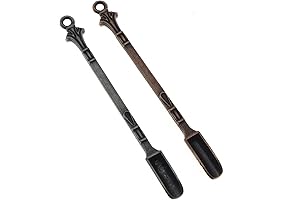 Mini Powder/Medicine Scoop 2pcs Metal Shovel Spoon Shovel Scoop Pendant Necklace for...