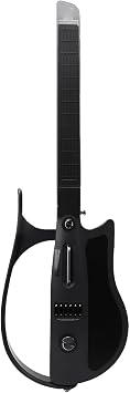 Portable Electric Guitar, Stringless Design, Folding Travel Guitar with Smart Tuner and APP Connectivity for Beginners, Travelers, Home Practice